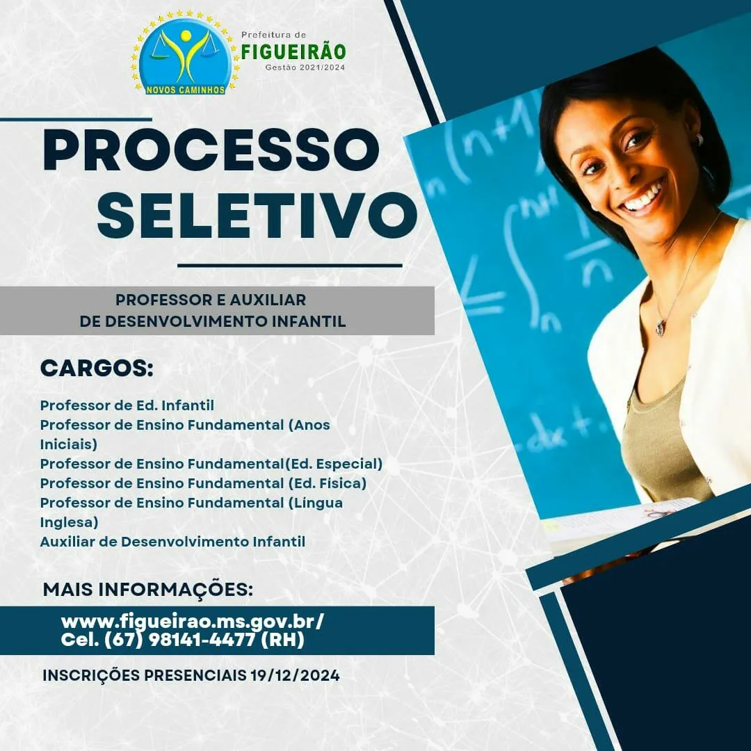 Prefeitura De Figueir O Abre Processo Seletivo Para Professores E