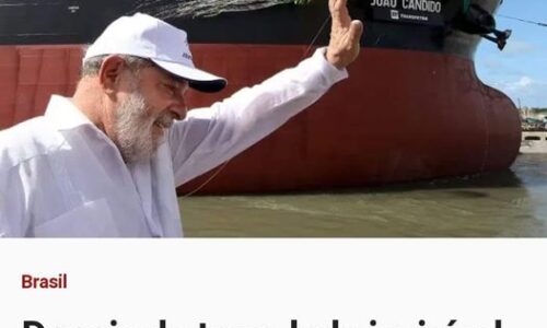 DEPOIS DO TREM BALA INVISÍVEL, GOVERNO LULA INVENTOU O NAVIO QUE NÃO NAVEGA