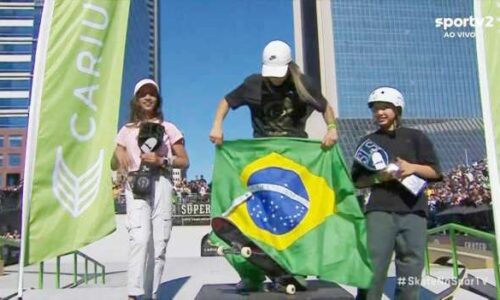 BRILHO BRASILEIRO! PÂMELA FAZ HISTÓRIA E É BICAMPEÃ MUNDIAL DE SKATE; RAYSSA LEAL FICA EM SEGUNDO