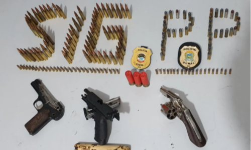 Armas e munições do Primeiro Comando da Capital são apreendidas em MS