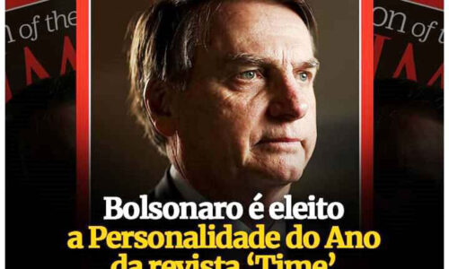 Bolsonaro é eleito a Personalidade do Ano de 2021 da revista ‘Time’
