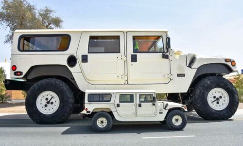 Maior Hummer H1 do mundo é tão grande quanto uma casa