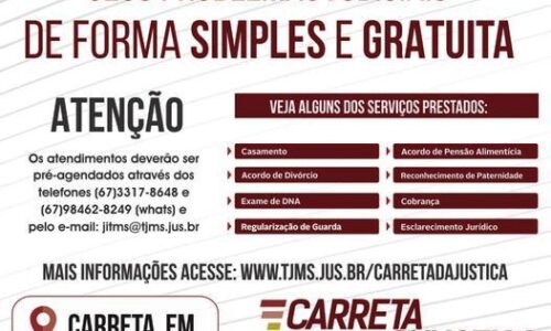 FIGUEIRÃO/MS — CARRETA DA JUSTIÇA