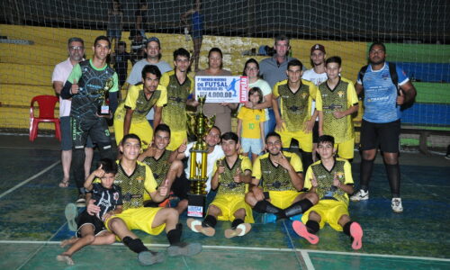 EQUIPE DE PEDRO GOMES VENCE O 1º TORNEIO DE FUTSAL DE INVERNO DE FIGUEIRÃO
