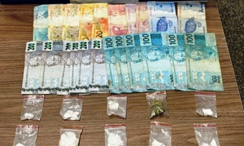 Homem é preso com drogas e mais de R$ 2 mil em Chapadão do Sul