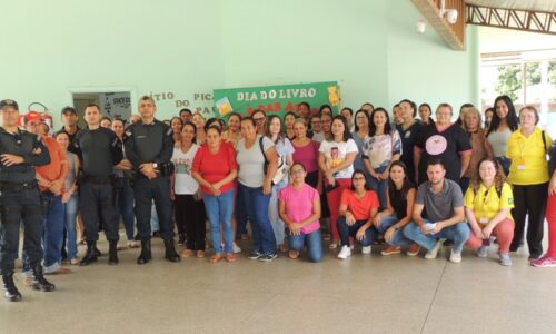 Polícia Militar realiza protocolo de segurança com os servidores da rede municipal de ensino em Figueirão