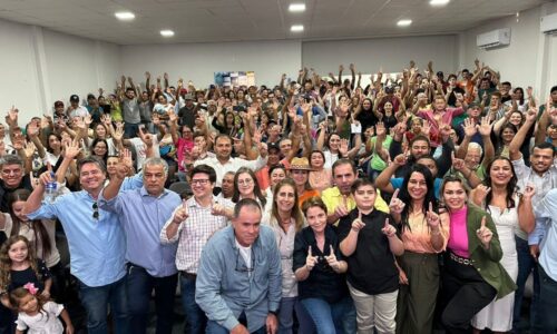 Convenção partidária lança Rogério Rosalin pré-candidato a Prefeito de Figueirão com a vereadora Flávia Bravo como Vice-prefeita