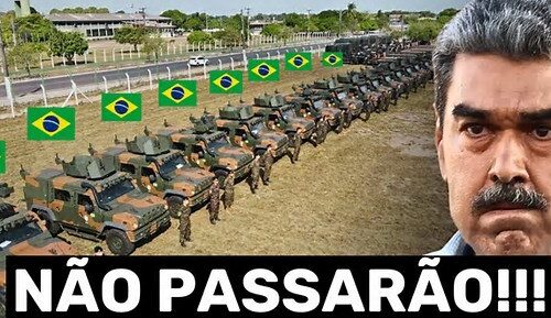 Exército Brasileiro envia blindados próximos à fronteira e manda duro recado para Maduro